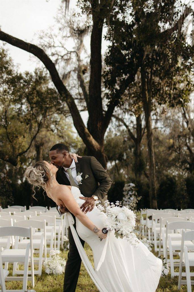 Outdoor Wedding Ceremony portrait
