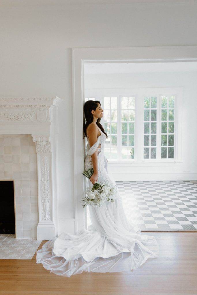Main Villa Wedding Day Portrait