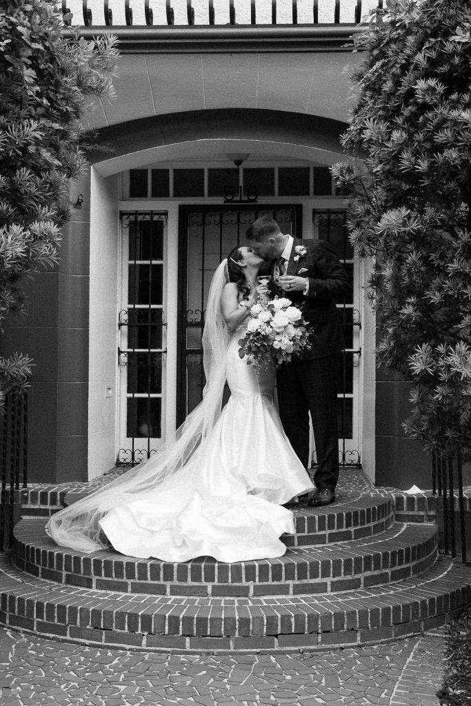 Wedding Day Front Steps Photo Opportunity