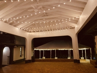 Outdoor Wedding Reception areas at night