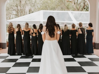 Tent and dance floor